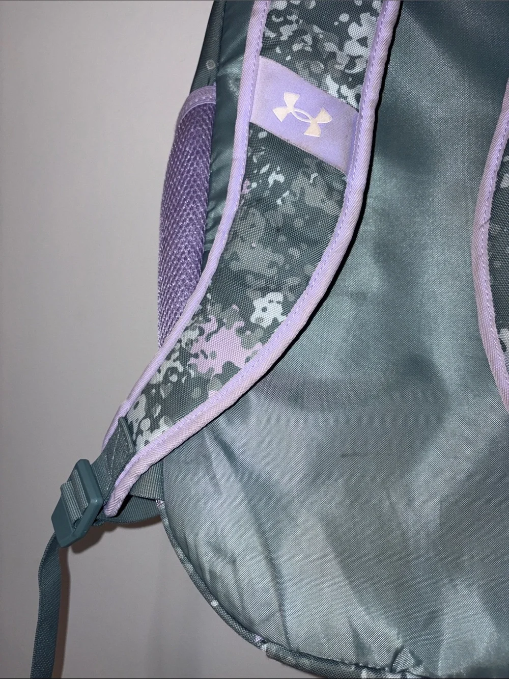 Under Armour Gray & Purple Sports Backpack